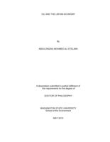 Oil and The Libyan Economy