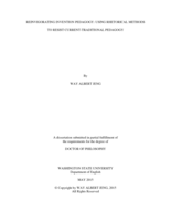 Reinvigorating Invention Pedagogy: Using Rhetorical Methods to Resist Current-Traditional Pedagogy