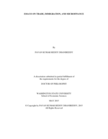 ESSAYS ON TRADE, IMMIGRATION, AND MICROFINANCE