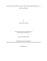Exploring the Indigenous Structure of Vietnamese Personality: A Lexical Approach