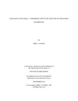 FABA BEAN (VICIA FABA L.): A PROMISING NEW PULSE CROP FOR SOUTHEASTERN WASHINGTON