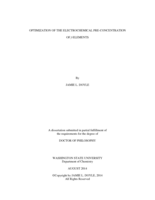 Optimization of the Electrochemical Pre-Concentration of f-Elements