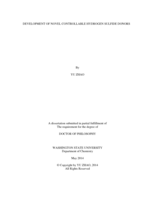 Development of Novel Controllable Hydrongen Sulfide Donors