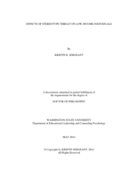 Effects of Stereotype Threat on Low-Income Individuals