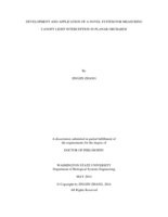 DEVELOPMENT AND APPLICATION OF A NOVEL SYSTEM FOR MEASURING CANOPY LIGHT INTERCEPTION IN PLANAR ORCHARDS
