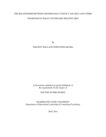 The relationship between gender role conflict and self and other awareness in male counselors treating men