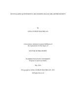 CRYSTALLIZED QUINTESSENCE: RECOGNIZING BLACK GIRL HETEROGENEITY