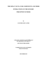 THE IMPACT OF FLAVOR COMPONENTS AND THEIR INTERACTIONS ON THE SENSORY PERCEPTION OF BEER
