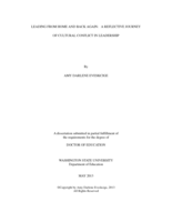 LEADING FROM HOME AND BACK AGAIN: A REFLECTIVE JOURNEY OF CULTURAL CONFLICT IN LEADERSHIP