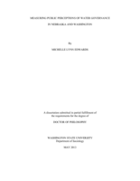 Measuring Public Perceptions of Water Governance in Nebraska and Washington