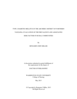 TYPE 2 DIABETES MELLITUS IN THE ARUMERU DISTRICT OF NORTHERN TANZANIA: EVALUATION OF THE PREVALENCE AND ASSOCIATED RISK FACTORS IN RURAL COMMUNITIES