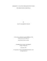 RESILIENCY: AN ACTION RESEARCH STUDY WITH TWO HIGH SCHOOL PRINCIPALS