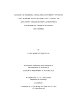 ALCOHOL USE DISORDERS (AUDS) AMONG UNIVERSITY STUDENTS: A PSYCHOMETRIC ANALYSIS OF CRAVING UTILIZING THE  ADOLESCENT-OBSESSIVE COMPULSIVE DRINKING  SCALE (A-OCDS) AND PROPOSED DSM-5  AUD CRITERIA