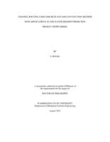 Channel Routing Using Discrete Hayami Convolution Method with Applications to the Water Erosion Prediction Project (WEPP) Model
