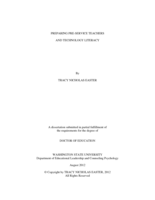 PREPARING PRE-SERVICE TEACHERS AND TECHNOLOGY LITERACY