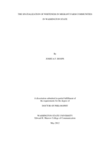 The spatialization of whiteness in migrant farm communities in Washington state