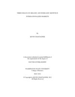 Three Essays on Organic and Inorganic Growth in Internationalized Markets