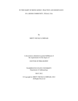 In the Habit of Being Kinky: Practice and Resistance in a BDSM Community, Texas, USA