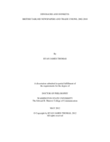 Dinosaurs and Donkeys: British Tabloid Newspapers and Trade Unions, 2002-2010