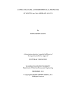 Atomic Structure and Thermophysical Properties of Molten Ag-CuOx Air Braze Alloys