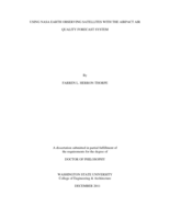 USING NASA EARTH OBSERVING SATELLITES WITH THE AIRPACT AIR QUALITY FORECAST SYSTEM