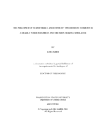 The Influence of Suspect Race and Ethnicity on Decisions to Shoot in a Deadly Force Judgment and Decision-Making Simulator