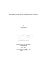 Development of the Genomic Nursing Concept Inventory