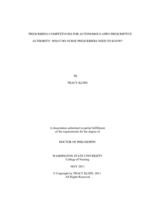 Prescribing Competencies for Autonomous APRN Prescriptive Authority: What Do Nurse Prescribers Need to Know?