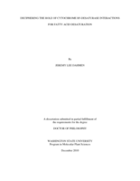 Deciphering the Role of Cytochrome b5-Desaturase Interactions for Fatty Acid Desaturation