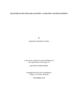 Diagnosis of Mycoplasma Mastitis: Validation and Development