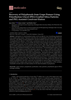 Recovery of Polyphenols from Grape Pomace Using Polyethylene Glycol (PEG)-Grafted Silica Particles and PEG-Assisted Cosolvent Elution