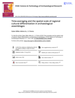 Time-averaging and the spatial scale of regional cultural differentiation in archaeological assemblages