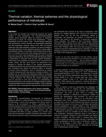 Thermal variation, thermal extremes and the physiological performance of individuals