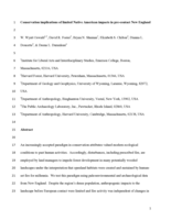 Conservation implications of limited Native American impacts in pre-contact New England