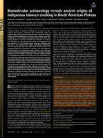 Biomolecular archaeology reveals ancient origins of indigenous tobacco smoking in North American Plateau