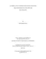 A numerical study of microfluidic devices coupled with dielectrophoresis for overlapping size cell separation
