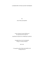 Laparoscopic suture ligation techniques