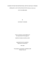 Economic returns from nontraditional additives and maleic hydrazide infrequently justify application on potato (Solanum tuberosum) in the Columbia Basin