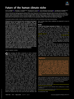 Future of the human climate niche