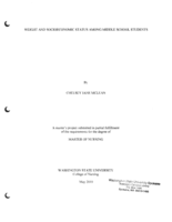 Weight and Socioeconomic Status Among Middle School Students