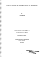 Nurse Practitioner's Ability to Impact Change for the Uninsured