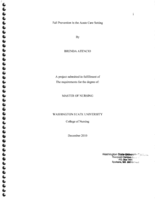 Fall Prevention in the Acute Care Setting