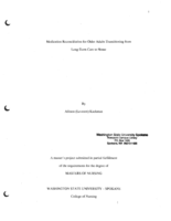 Medication Reconciliation for Older Adults Transitioning from Long-Term Care to Home