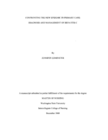 Confronting the New Epidemic in Primary Care: Diagnosis and Management of Hepatitis C