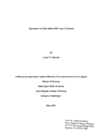 Depression In Older Males With Type 2 Diabetes