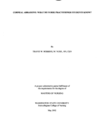 Corneal Abrasions: What Do Nurse Practitioner Students Know?