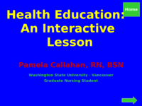 Health Education: An Interactive Lesson