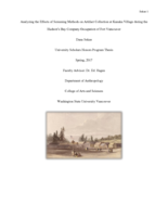 Analyzing the Effects of Screening Methods on Artifact Collection at Kanaka Village during the Hudson’s Bay Company Occupation of Fort Vancouver