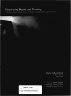 Discovering beauty and meaning a meditative inquiry into the essence of shadow as ornamentation in interior design