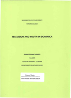 Television and youth in Dominica